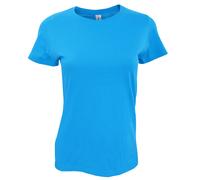 SOLS Womens/Ladies Imperial Heavy Short Sleeve T-Shirt (Karibikblau) S