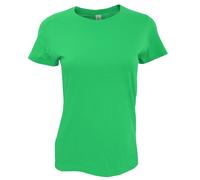 SOLS Womens/Ladies Imperial Heavy Short Sleeve T-Shirt (Kelly Green) S