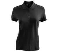 SOLS Womens/Ladies Passion Pique Short Sleeve Polo Shirt (Schwarz) L
