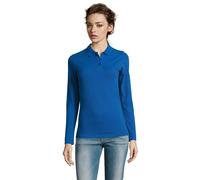 SOLS Womens/Ladies Perfect Long Sleeve Pique Polo Shirt (Königsblau) XL
