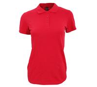SOLS Womens/Ladies Perfect Pique Short Sleeve Polo Shirt (Rot) L