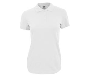 SOLS Womens/Ladies Perfect Pique Short Sleeve Polo Shirt (Weiß) S