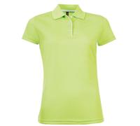 SOLS Womens/Ladies Performer Kurzarm-Pique-Poloshirt (Apfelgrün) L