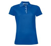 SOLS Womens/Ladies Performer Kurzarm-Pique-Poloshirt (Königsblau) S