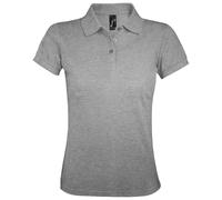 SOLs Womens/Ladies Prime Pique Polo Shirt (Grau meliert) S