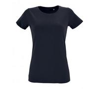SOLS Womens/Ladies Regent Fit Short Sleeve T-Shirt (French Navy) S