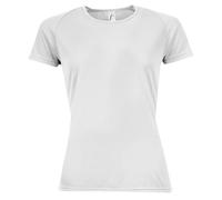 SOLS Womens/Ladies Sporty Short Sleeve T-Shirt (Weiß) S