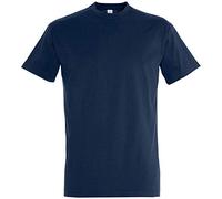 Sol's Herren-T-Shirt Imperial - Kurzarm - Marineblau - Größe L