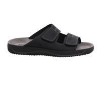 Rohde 1987 Soltau H Schuhe Sandalen Pantoletten Leder Clogs, Größe:44 EU, Farbe:Schwarz