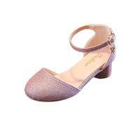 SoLu DAY8 Prinzessinnen Schuhe Mädchen Elegant Modische Party Schuhe Kinder Mädchen Fasching Festlich Formelle Karneval Bequem rutschfeste Verkleidung Hochzeit Performance Glitzerschuhe