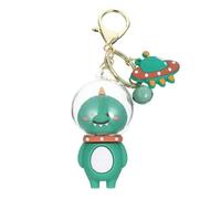 SOLUSTRE 1stück Niedlicher Dinosaurier Schlüsselanhänger Cartoon Tier Schlüsselring mit Robustem Metallclip Süßer Bag Hanging Pendant für Tasche Rucksack Dekoration Zufällige Farbe