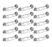 SOLUSTRE 400 Stück Sicherheitsbroschen aus Metall 25cm Kiltnadeln mit Löchern Legierte Selbstgemacht Bastelnadeln für Schmuckherstellung und Kleidungsbefestigung