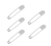 SOLUSTRE 5 Stück Packung Große Sicherheitsnadeln aus Rostfreiem Edelstahl 12,7cm Stabile Rostfreie Nadeln für Outdoor Ausrüstung und Stationäre Matratzen