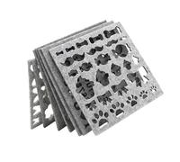 SOLUSTRE 7 Stück Nadelfilz Formen Aus Filzmaterial Selbstgemacht Stickform Für Anfänger Diverse Muster Praktische Bastelvorlage Für Filz Handwerk Und Kinderspaß