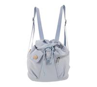 SOLUSTRE Canvas Sportrucksack für Damen Kleine Sporttasche mit Kordelzug für Wanderungen Reisen und Freizeit Vielseitig als Umhängetasche oder Gürteltasche