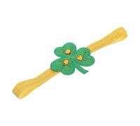 SOLUSTRE Grünes Kleeblatt Stirnband aus Polyester und Pp Leichtes und Komfortables Haarband für Frauen Festliches Accessoire für St Patrick's Day und Feiertagsfeiern