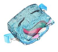 SOLUSTRE Modische Einhorn Umhängetasche aus Pu Leder mit Pailletten Leichte Schultertasche für Frauen und Mädchen Vielseitig und Einfach zu Reinigen für Arbeit und Freizeit
