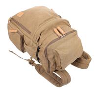 SOLUSTRE Outdoor Vintage Canvas Rucksack Herren Groß Geräumig Verstellbar Schultertasche Reisetasche Arbeit Schule Camping Wandertagesrucksack