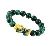 SOLUSTRE Personalisiertes Damen Armband mit Farbwechsel Anhänger aus Natürlichem Lapis Lazuli und Elastischem Band Kreatives Feng Shui Schmuckstück für Alltag und Party