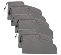 SOLUSTRE Reiseschuhtasche 6 Stück Pack Baumwollbeutel mit Kordelzug Waschbare Schuhaufbewahrung für Herren und Damen Vielseitig für Sneaker Stiefel und Hausschuhe