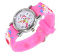 SOLUSTRE Uhren Für Mädchen Jahre Einhorn-Uhr Mit Verstellbarem Silikonarmband wasserdichte Kindergarderobe Lernuhr Zum Zeitanzeigen Für Kleinkinder