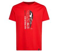 Solution Kletter T-Shirt Herren-Mountain Red-XL