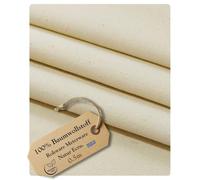 Solvera_Ltd Baumwollstoff Meterware Natur Reiner BioBaumwolle Stoff - Dekostoff zum Nähen, Canvas Baumwolltuch, modische Muster, Nähstoffe (0.5m 1 Stück)
