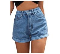 SOLY HUX Damen Denim Shorts Jeans Kurze Hose Sommer Jeansshort Casual Bermuda-Shorts Jean Shorts Casualshort Sommershort mit Tasche
