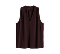 someday - Ärmelloses V-Neck Top - Kediri rot - Gr. - 38