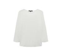 someday Damen Dreiviertelarmshirt | Basicshirt KIROSA Slim aus Ecovero Viskose Mix Milk, 40