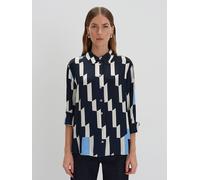 someday Damen Kurzarmbluse | Printbluse ZINNOVA Loose in Satin Optik Ocean, 36