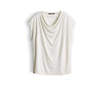 someday - Top mit Wasserfallausschnitt - Kalmada beige - Gr. - 42
