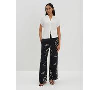 someday Damen Kurzarmshirt KEDORA Regular aus leicht texturiertem Viskosemix Milk S