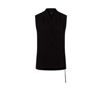 Someday Blusentop mit Leinenanteil Damen schwarz, 38