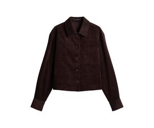 someday - Cord-Hemdjacke braun - Gr. - 36