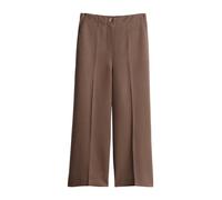 someday - Culotte - Celino cropped linen braun - Gr. - 42