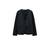 Someday Blazer NOEBE aus weichem Kunstleder schwarz Größe 36