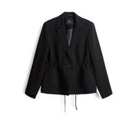 someday Damen Blazer | Leinenblazer NURSINE im modernen Utility Look Black, 42