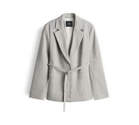 someday Damen Blazer | Taillierter Longblazer mit abnehmbaren Gürtel Slim Fit warm Clay, 34