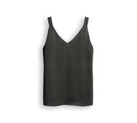someday Damen Blusentop | Zartes Blusentop aus Viskose Crepe Regular Fit Midnight Olive, 38