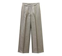 someday Damen City Pants | Anzughose Catsby Glam Wide mit Schimmer Effekt iced Gold, 36