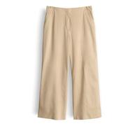 someday Damen City Pants | CURILO Velours Relaxed Culotte in Velourlederoptik Soft Oat, 40