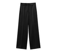 someday Damen City Pants | Klassische Anzughose Catsby Detail Wide mit Galonstreifen Black, 36