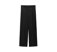 someday Damen City Pants | Klassische Anzughose Catsby Wide aus Viskose Mix Black, 38