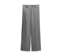 someday Damen City Pants | Nadelstreifenhose Catsby Stripe Wide aus Viskose Mix Good Grey, 34
