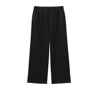 someday Damen Culotte | Culotte CUSAM Glam Wide aus Sweat mit Glitzer Effekt Black, 38