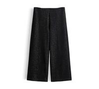 someday Damen Culotte | CURILO Glam Culotte mit Glanz Effekt Black, 42