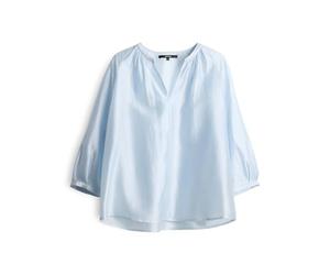 someday Damen Dreiviertelarmbluse | Leichte Tunikabluse ZAMUDRA aus edlem Tencel Mix Clear Water, 36