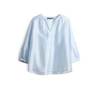 someday Damen Dreiviertelarmbluse | Leichte Tunikabluse ZAMUDRA aus edlem Tencel Mix Clear Water, 42