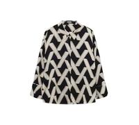 someday Damen Dreiviertelarmbluse | Printbluse ZITANO Loose aus nachhaltiger Viskose Black, M